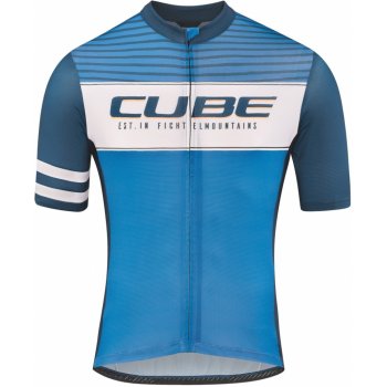 Cube Blackline Jersey CMPT Short Sleeve blue