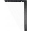 Uholník stolársky 400x600 mm ČIERNY HOTECHE HT282302