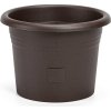 Plastia Samozavlažovací kvetináč Narza 25 cm, čokoláda
