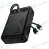 PowerBank HOCO J171A 20000 mAh QC PD 22,5W s USB-C a Lightning káblom 2A čierna