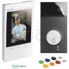 Bticino Videosada Classe 300EOS s Netatmo + Amazon Alexa, biela, s čiernou vonkajšou jednotkou Linea 3000