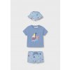 Plavkový set - tričko, kraťasy a klobúk Mayoral - 2601617024 Veľkosť: 60