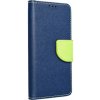 FANCY DIARY SAMSUNG A21 modrá lime otváracie puzdro na mobilný telefón (Otváracie púzdro na mobilné telefóny FANCY DIARY)