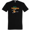 tričko Moja terapia má 4 labky Čierna S