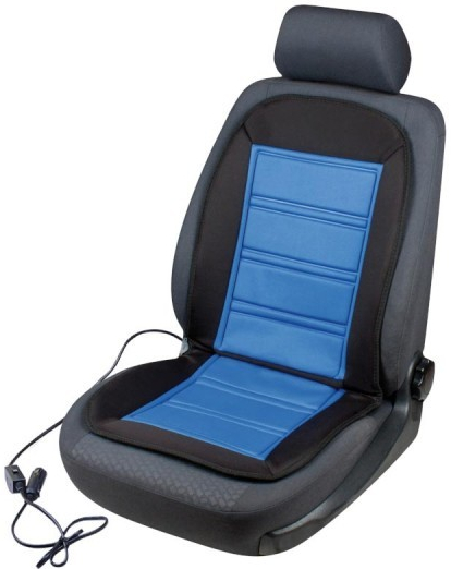 Autopoťah Automax Vyhrievaný sedadla 12V modrý
