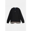 MIKINA KARL LAGERFELD JEANS KLJ RELAXED LAYER SWEAT BLACK