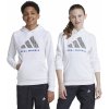 Adidas detská mikina bavlna biela veľkosť 164