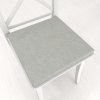 Biante Štvorcový podsedák BKW-208 Sivé žíhanie - 38x38x3 cm