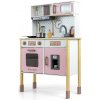 MILLY MALLY Bjorn drevená kuchynka - ružová