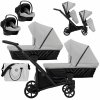 Kočík pre dvojičky Kunert Ivento DUO 2025 Eco Dove Grey