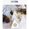 HEYDA Adventný kalendár krabičky zlatý 24 ks