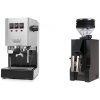 Gaggia New Classic E24 BC, stainless steel + Eureka Mignon Zero, BL black