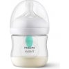 AVENT FĽAŠA Natural Response 125 ml priehľadná, cumlík s ventilom AirFree (0m+) 1x1 ks