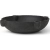 Svícen na kónickou svíčku BOWL 27 cm, šedá, kamenina, ferm LIVING