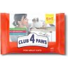 CLUB 4 PAWS Premium SET mix mäsa a ryby 6 x 80 g (4287)