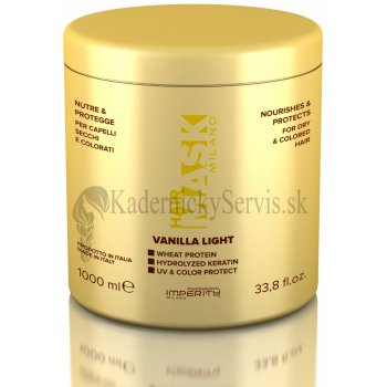 Imperity Vanilla light Hair mask maska na suché farbené vlasy 1000 ml