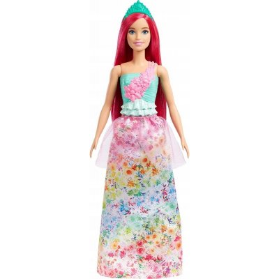 Mattel Barbie Dreamtopia Bábika princezná s tmavo ružovými vlasmi HGR15
