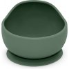 Petite & Mars Miska silikónová s prísavkou Misty Green 6m+ 350 ml