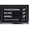 Mercury Flooring , POSLEDNÁ ŠANCA: Rohožka Checklist 40x60 cm - na von aj na doma, 40x60, čierna