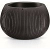 Prosperplast BETON BOWL Kvetináč s vkladom 29 cm čierna DKB290
