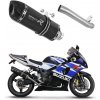 Suzuki GSXR 1000 K1 - K4 2001 - 2004 ladený výfuk Slip-on HP1 BLACK + dB killer medium