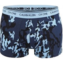 animal Calvin Klein CK ONE fashion print blue boxerky