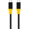 Tactical Taktický kábel Blackbird USB4 1 m čierny/žltý