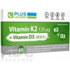 PLUS LEKÁREŇ Vitamín K2 120 μg +Vitamín D3 2000 IU tbl 1x60 ks