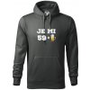 Je mi 60 pivo - Mikina pánska Cape s kapucňou - 5XL ( Tmavá bridlica (sivá so zeleným nádychom) )