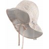 STERNTALER Klobúk s ochranou krku bodkami organická bavlna ecru holka- 49 cm 12-18 m