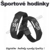 Športové LED digitálne hodinky QUEEN-US 0219 čierne