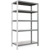 Policový regál 1800x1200x500 mm, 5 políc, nosnosť police 300 kg, prídavný