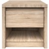 Nočný stolík 1S, dub sonoma, NORTY TYP 13