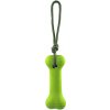Dog Fantasy EVA Foam kosť s lanom plastová a plávajúca zelená 21 cm
