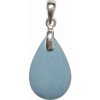 Nefertitis Opál modrý prívesok striebro Ag 925 č. 8 NF60193 - 2,6 cm, 3,4 g