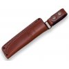 Vega JOKER CN122 EMBER outdoorový nôž 10,5 cm, orechové drevo, kožené puzdro, paracord