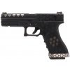 AW Custom Airsoftová pištoľ G-HexCut VX02, streľba dávkou - čierna