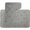 Kúpeľňové predložky set 2 kusov Abdera sivé EMI
