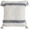 Takoy TERRA COLLECTION Obliečka na vankúš PALERMO z hrubej bavlnenej tkaniny zdobená strapcami na rohoch-HF-405729 | 45 x 45 cm