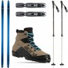 Backcountry set ROSSIGNOL BC 65 Positrack s viazaním + topánky Alpina Tourer + palice