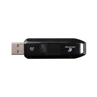 Patriot Xporter 3 Slider/64GB/USB 3.2/USB-A/Čierna PSF64GX3B3U