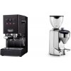 Gaggia New Classic EVO, black + Rocket Espresso FAUSTO 2.1, chrome