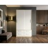 Dekit Šatníková skriňa s posuvnými krídlami Slide-Top oak, white