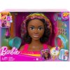 Mattel HMD79 Barbie Neónovo dúhová česacia hlava Černoška