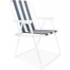 Skladacie kreslo AGA OXFORD MR2126 - modré s pruhmi