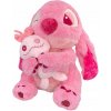 Gigantická plyšová hračka Stitch a Lilo - Plyšový medvedík 35 cm s 3D Brelosom