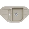 Alveus NIAGARA 60 Pebble 02 1107860 - Drez Granitový 900x500mm, vanička 344x430x160mm, 100x295x70mm