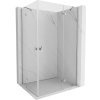 MEXEN/S - Mist H Duo sprchovací kút dvere krídlové 70 x 85, transparent, chróm 8A5-070L-085P-01-00