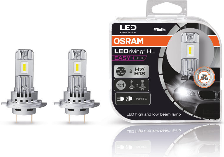 Osram LEDriving HL EASY H7/H18 12V PX26d/PY26d 6000K 2ks