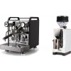 Rocket Espresso Mozzafiato FAST V, black + Eureka Mignon Zero, CR white